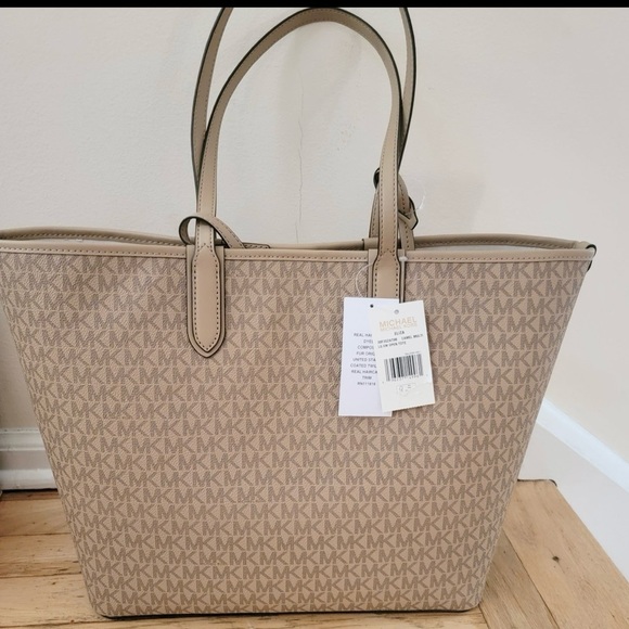 Michael Kors Eliza Large Open Tote Bag with Removable Pouch NWT - Picture 6 of 6